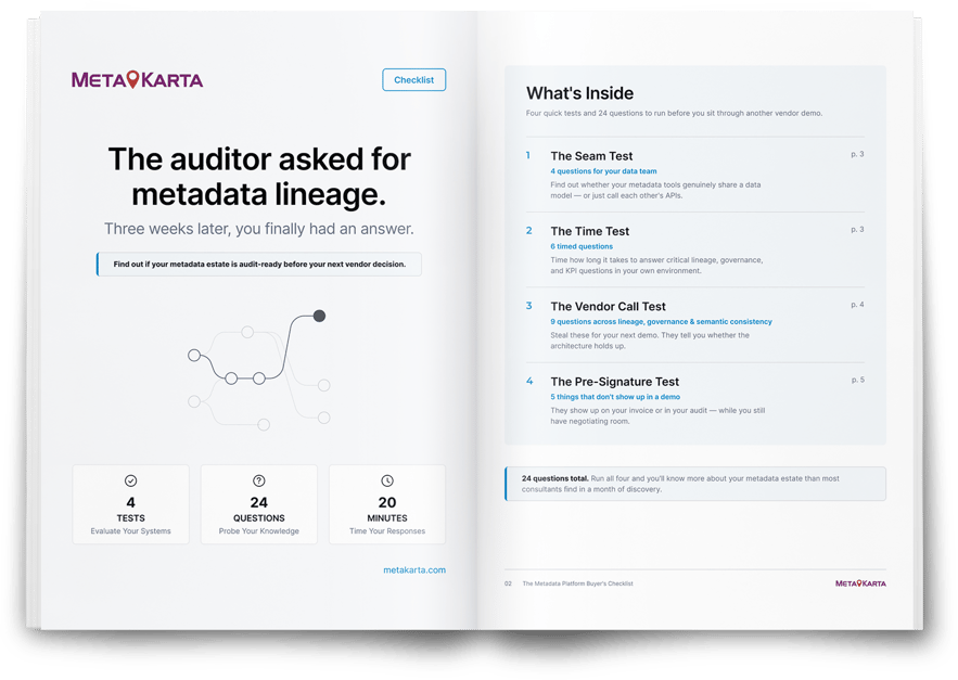 MetaKarta_Checklist_Metadata_Lineage