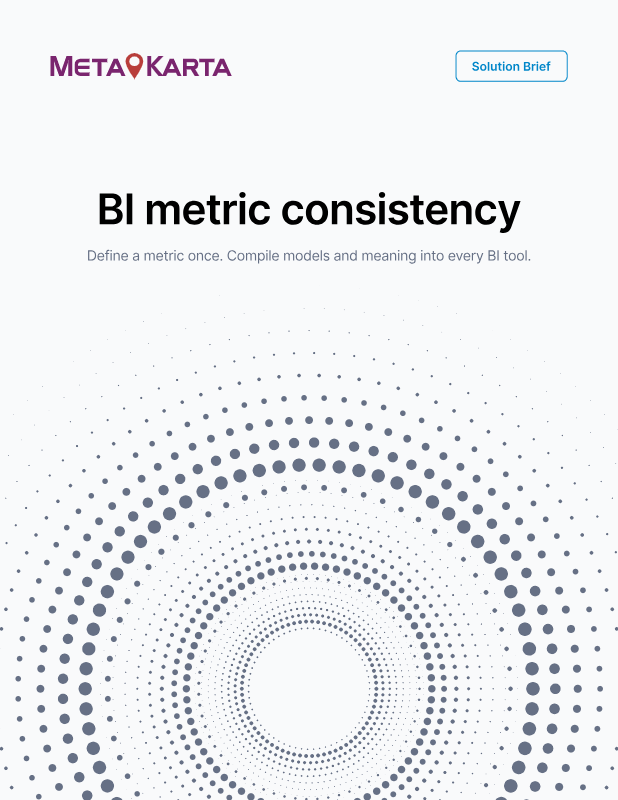 BI Metric Consistency