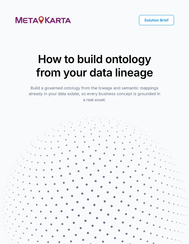 How to Build Ontology from Your Data Lineage