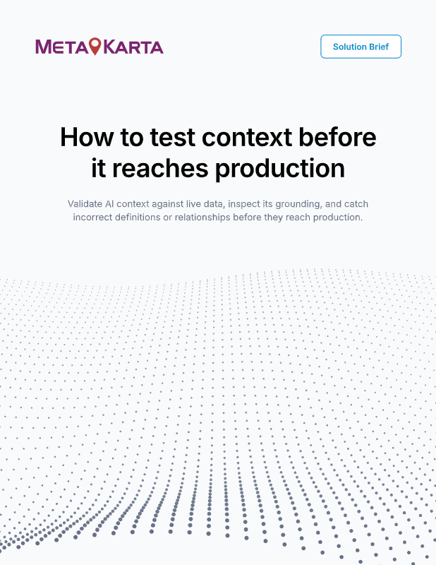 How to Test Context Before It Reaches Production