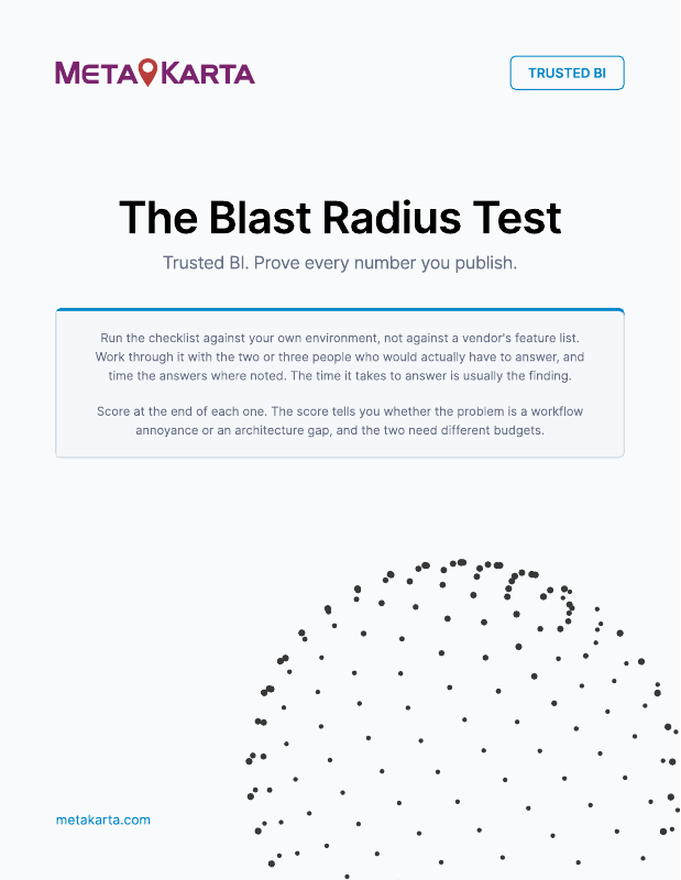 The Blast Radius Test