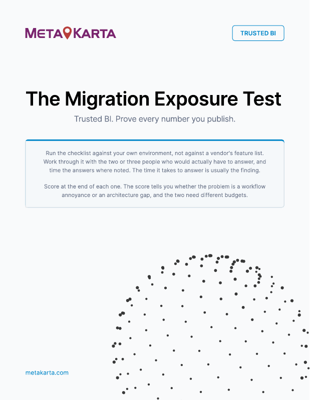 The Migration Exposure Test